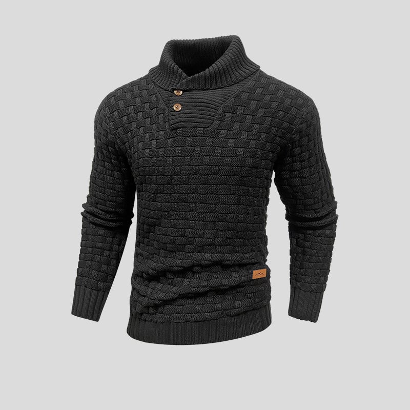 Stylish Thermal Knit Sweater for Men | Warm Pullover