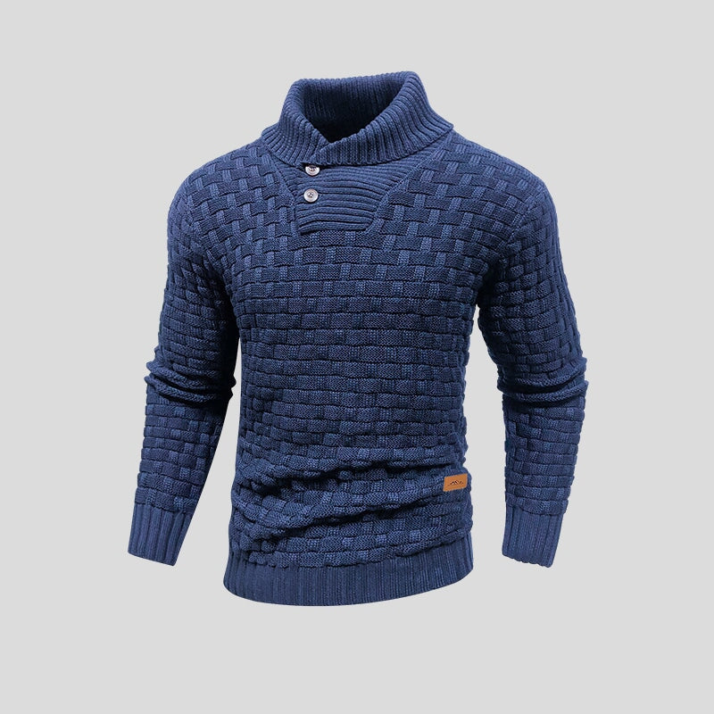 Stylish Thermal Knit Sweater for Men | Warm Pullover