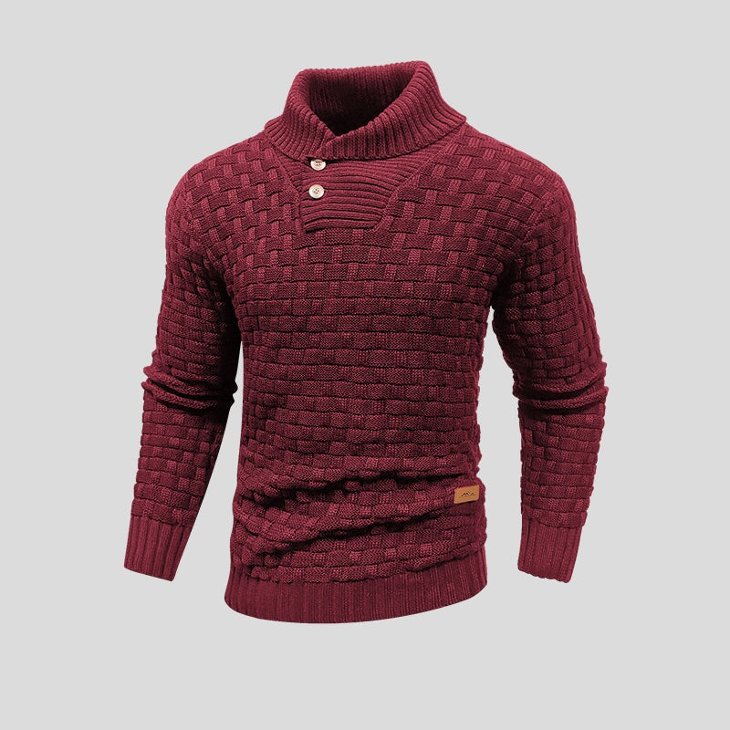 Stylish Thermal Knit Sweater for Men | Warm Pullover