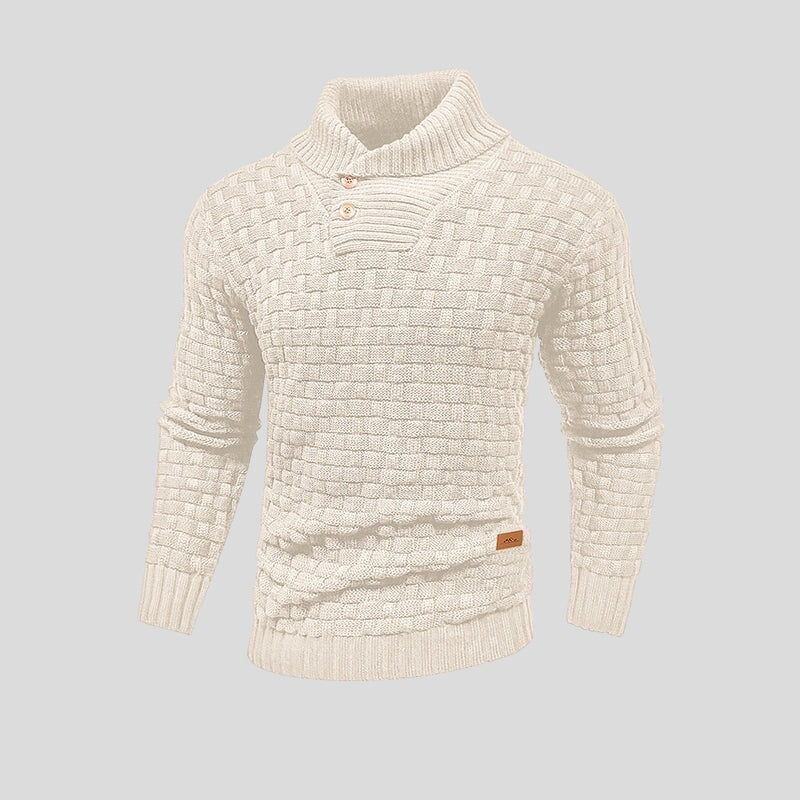 Stylish Thermal Knit Sweater for Men | Warm Pullover