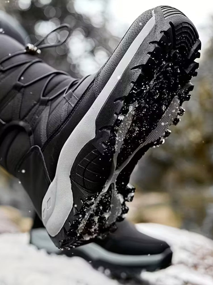 Waterproof Insulated Non-Slip Ankle Snow Boots for Men | Winter Outdoor Footwear