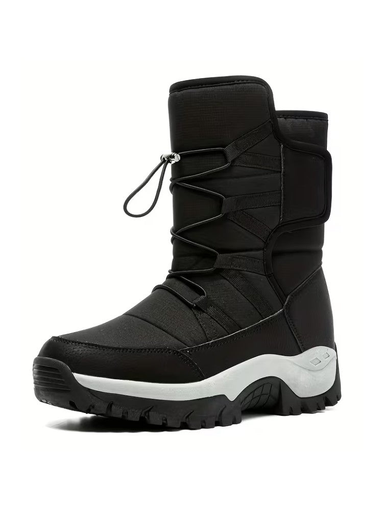 Waterproof Insulated Non-Slip Ankle Snow Boots for Men | Winter Outdoor Footwear