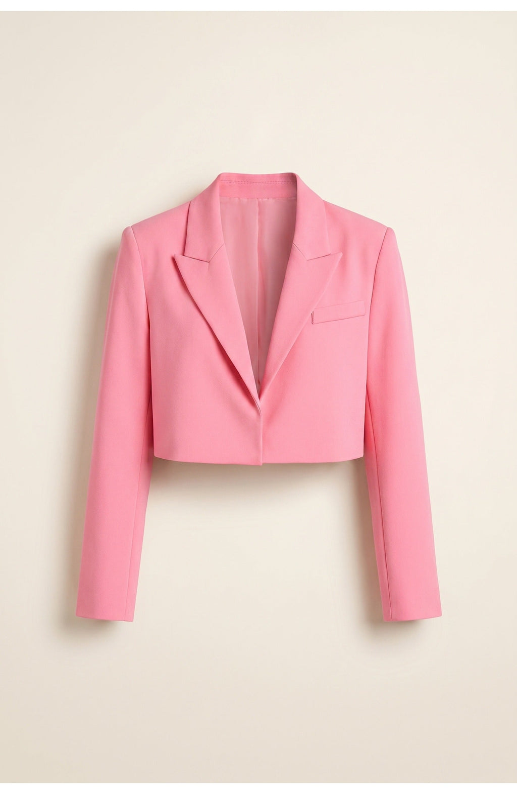 Cropped Lapel Collar Blazer for Women | Office and Cocktail Wear