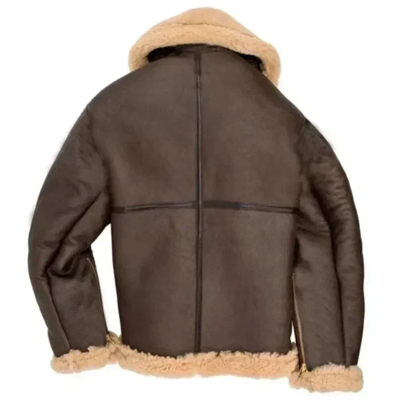 Men's Winter Jacket | Aviation Style with Zipper Closure