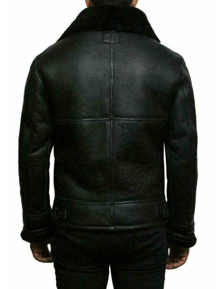 Men's Bomber Jacket | Zipper Closure with Collar