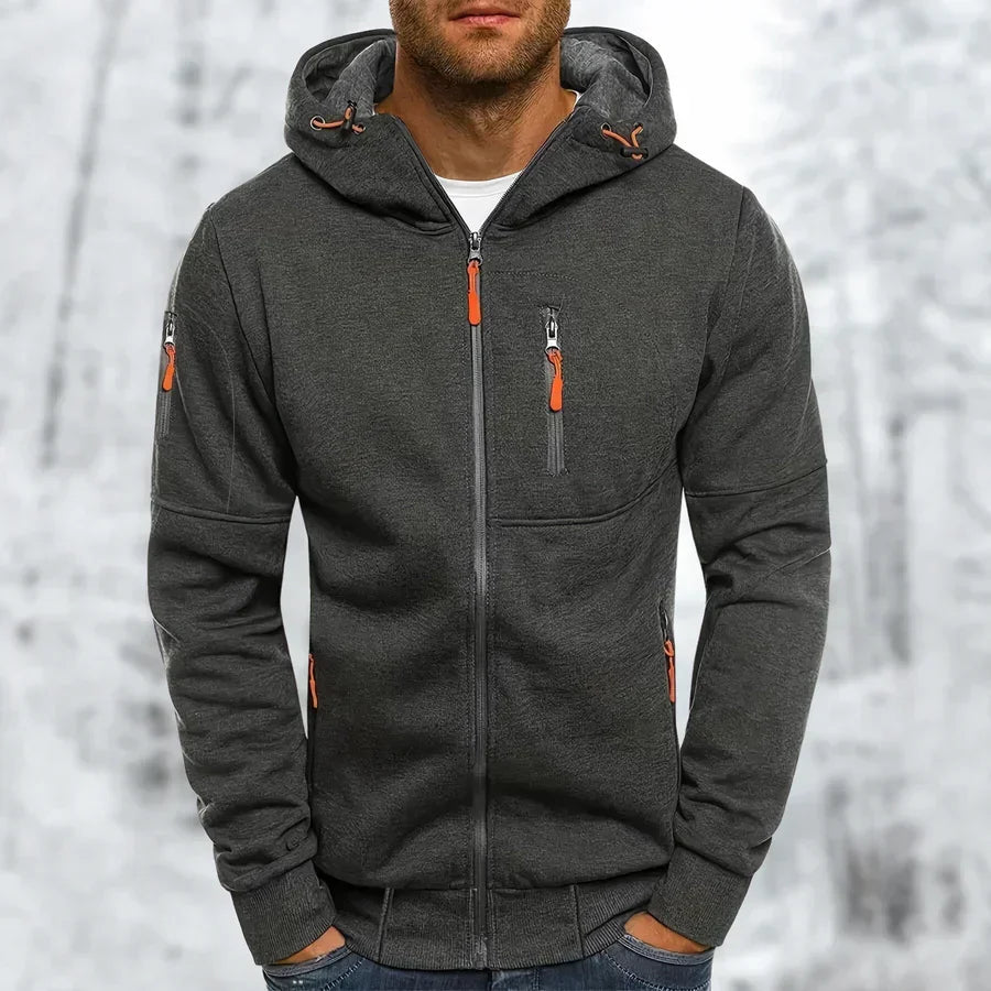 Men's Jacket | With Hood and Zipper
