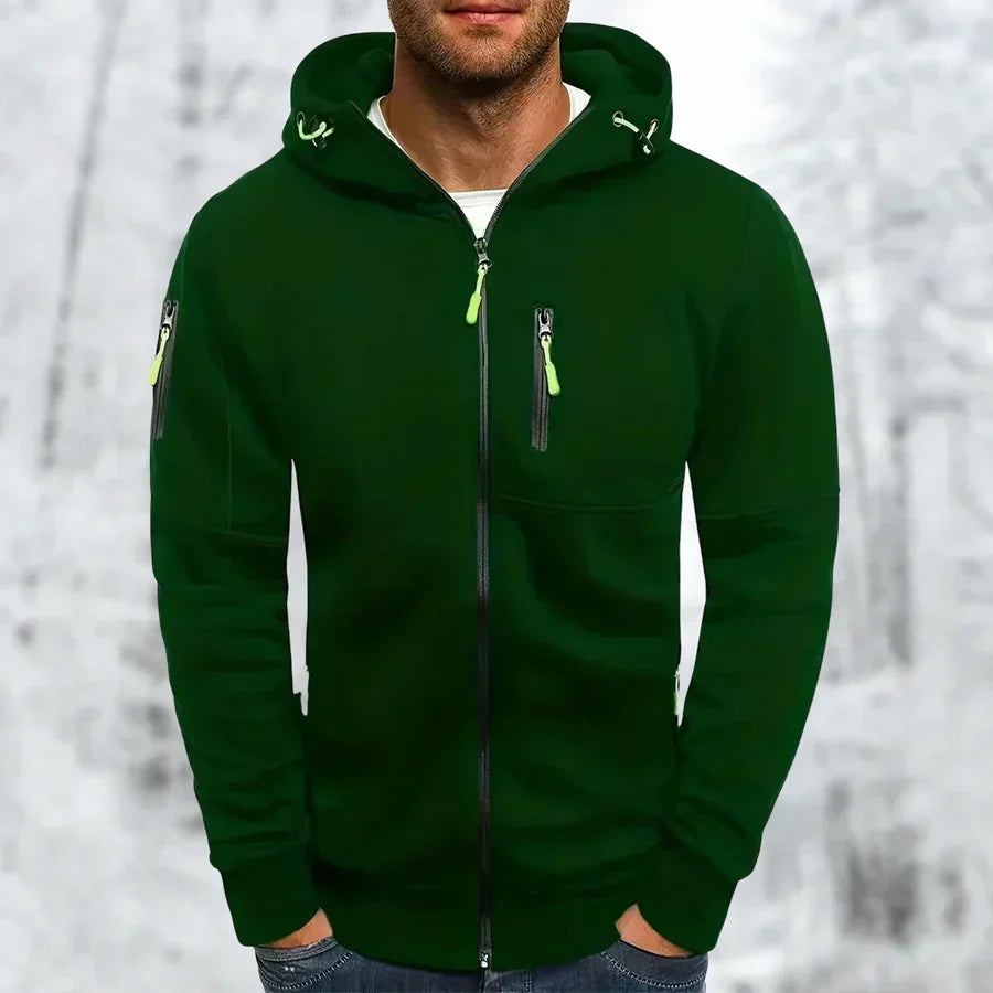 Men's Jacket | With Hood and Zipper