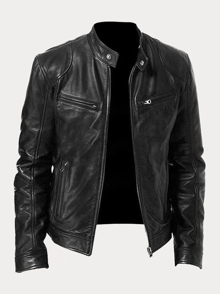 Regular Fit Lined Jacket with Adjustable Cuffs for Men | Outdoor Wear