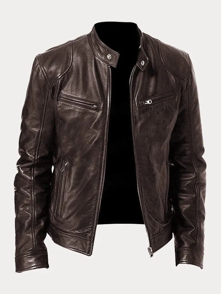 Regular Fit Lined Jacket with Adjustable Cuffs for Men | Outdoor Wear