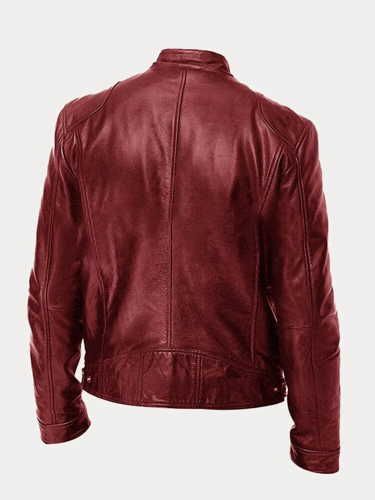 Regular Fit Lined Jacket with Adjustable Cuffs for Men | Outdoor Wear