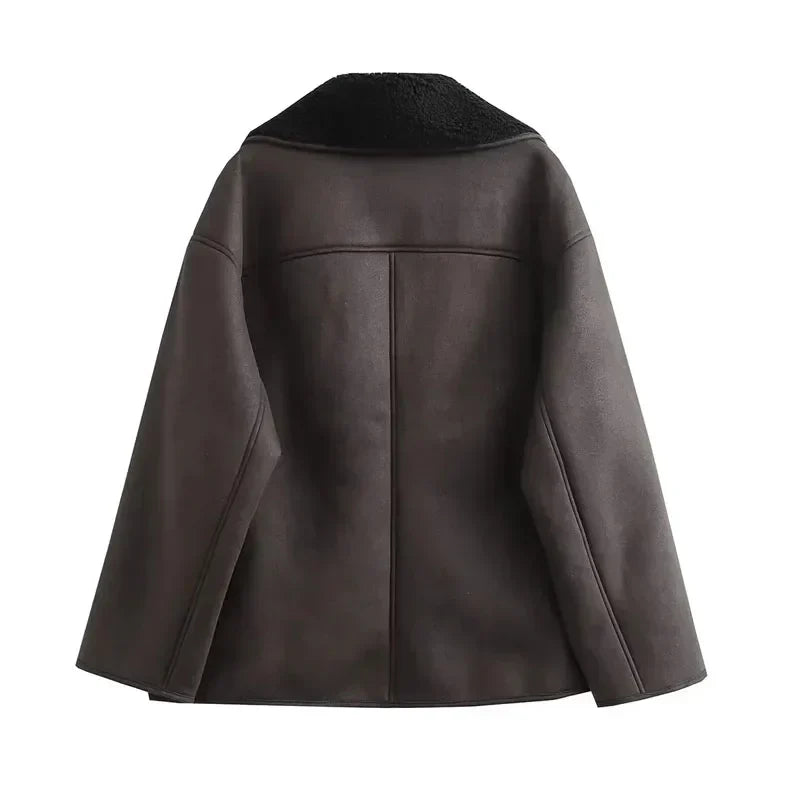 Women's Jacket | Wide Collar Cut