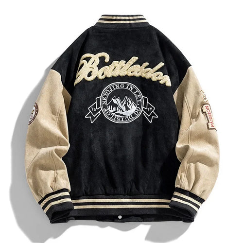 Men's College Jacket Embroidered | Urban Style