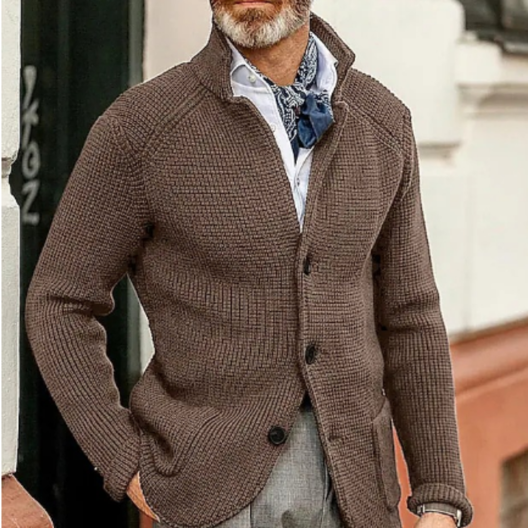 Men's Warm Cardigan Sweater | Stylish for Winter