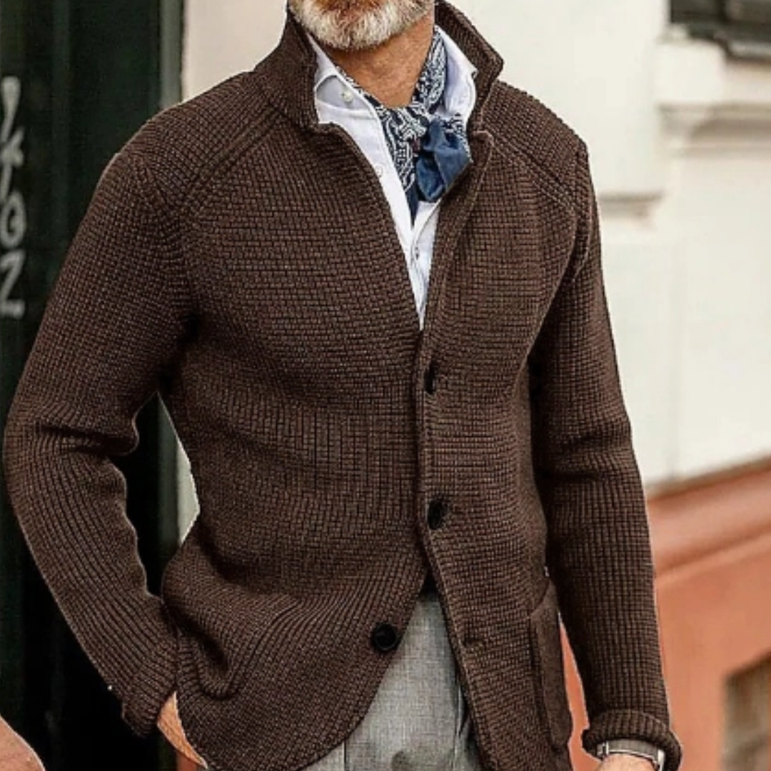 Men's Warm Cardigan Sweater | Stylish for Winter