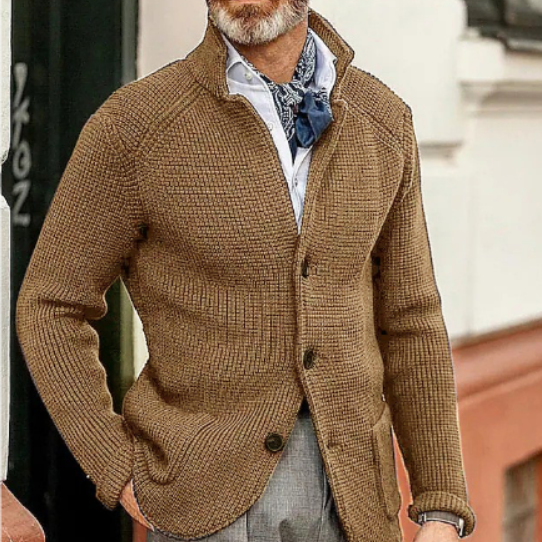 Men's Warm Cardigan Sweater | Stylish for Winter