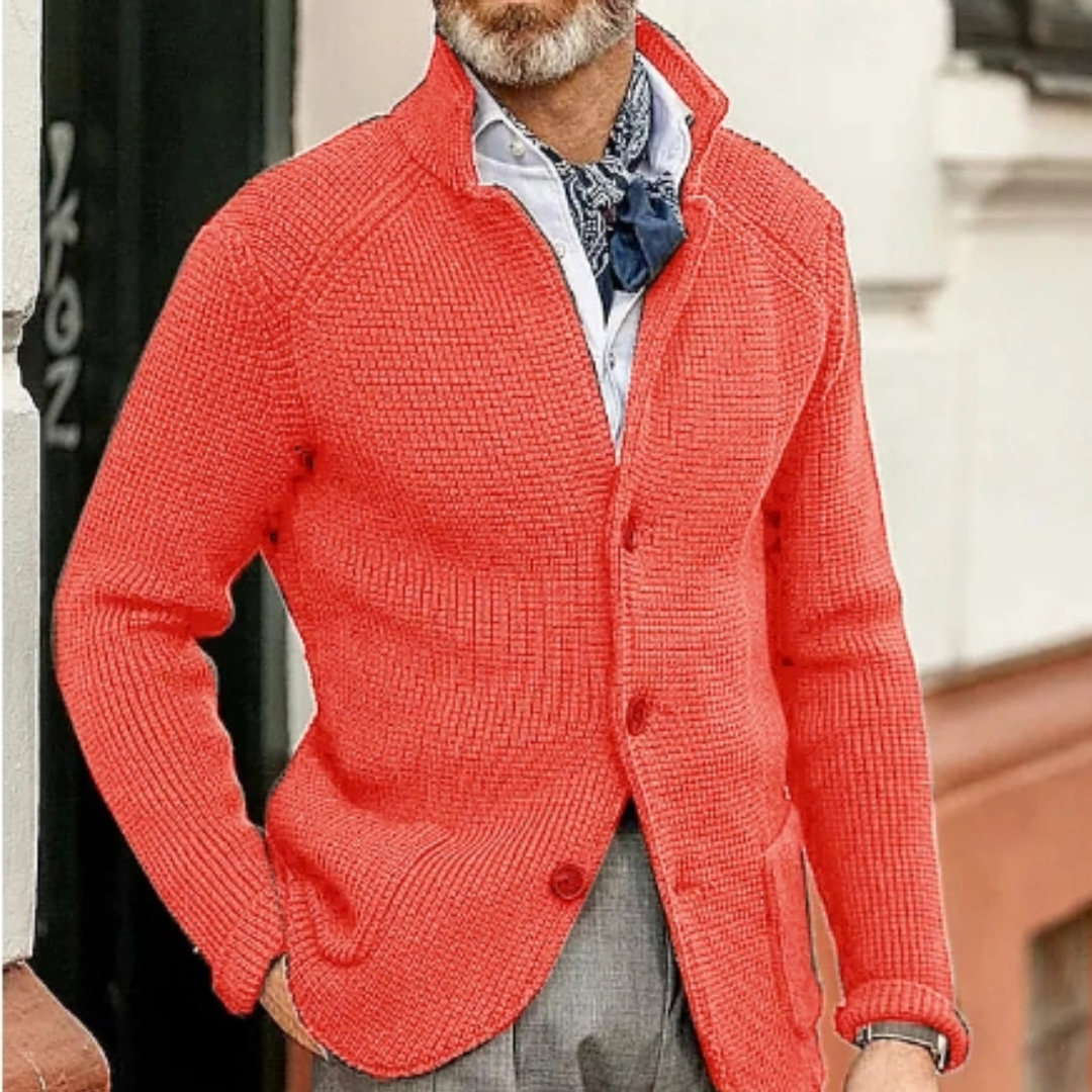 Men's Warm Cardigan Sweater | Stylish for Winter