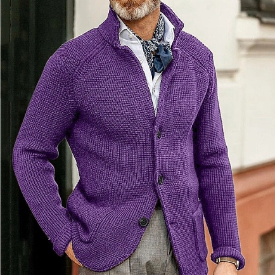 Men's Warm Cardigan Sweater | Stylish for Winter