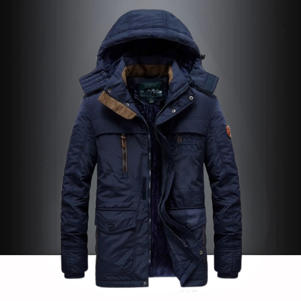 Men's Parka Jacket | Insulated with Adjustable Hood