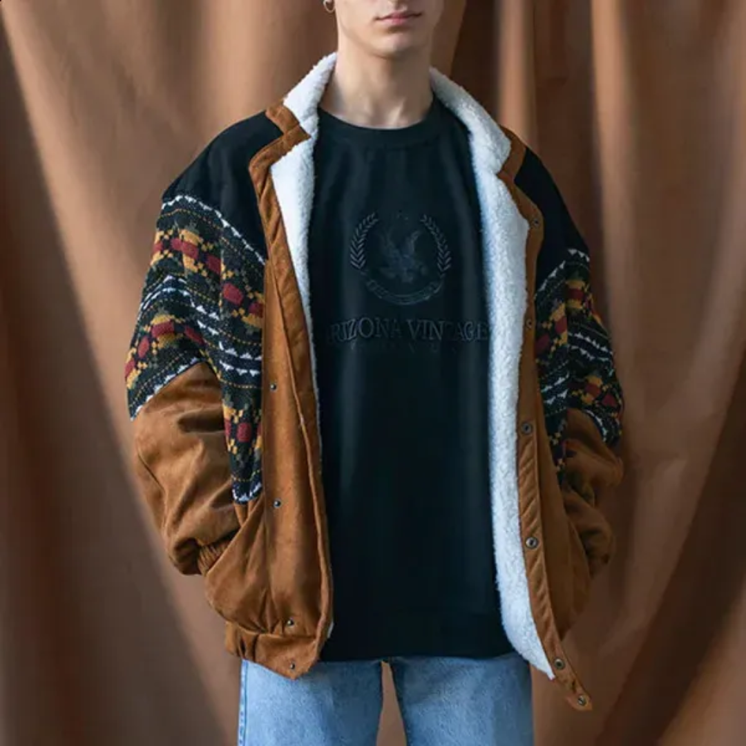 Men's Vintage Winter Jacket | Stylish and Warm