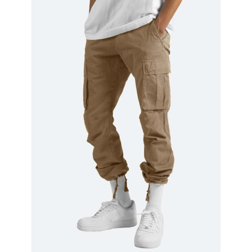 Wide Leg Multi Pocket Pants for Men | Casual Everyday Wear