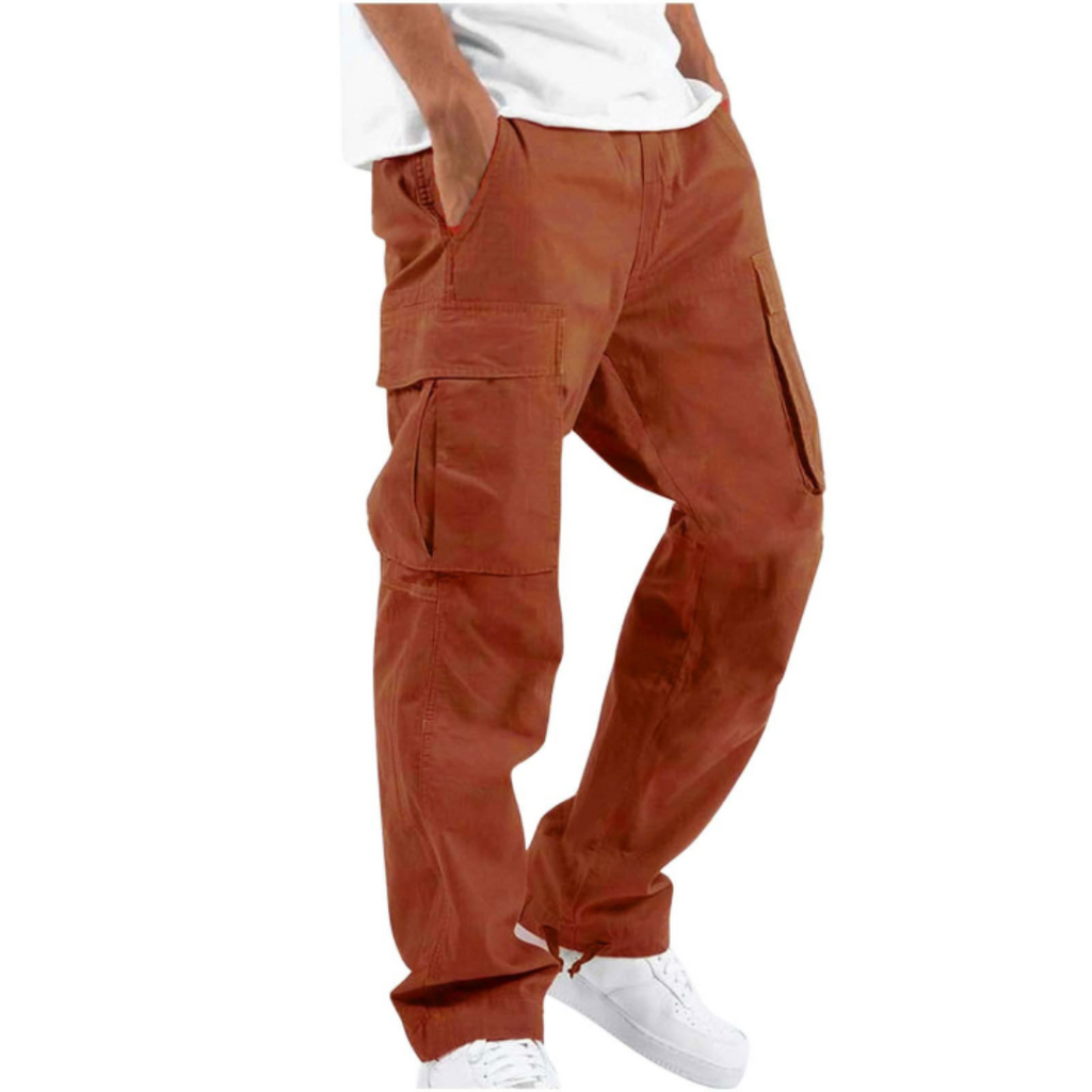Wide Leg Multi Pocket Pants for Men | Casual Everyday Wear