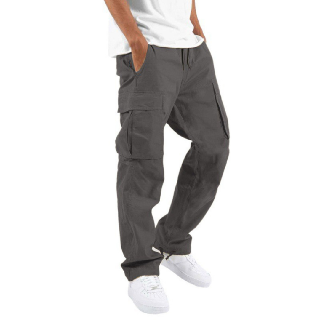 Wide Leg Multi Pocket Pants for Men | Casual Everyday Wear