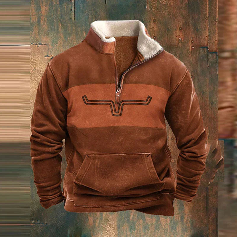 Classic Warm Men's Sweater | Comfortable with Long Sleeves