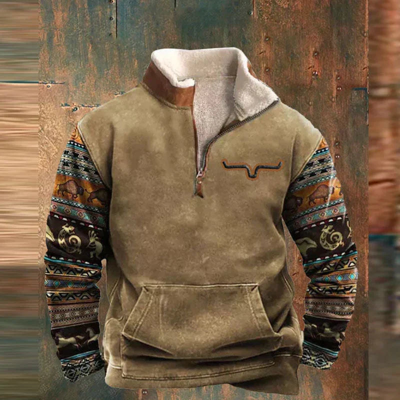 Classic Warm Men's Sweater | Comfortable with Long Sleeves