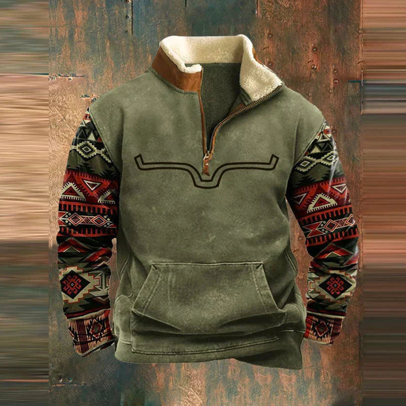 Classic Warm Men's Sweater | Comfortable with Long Sleeves