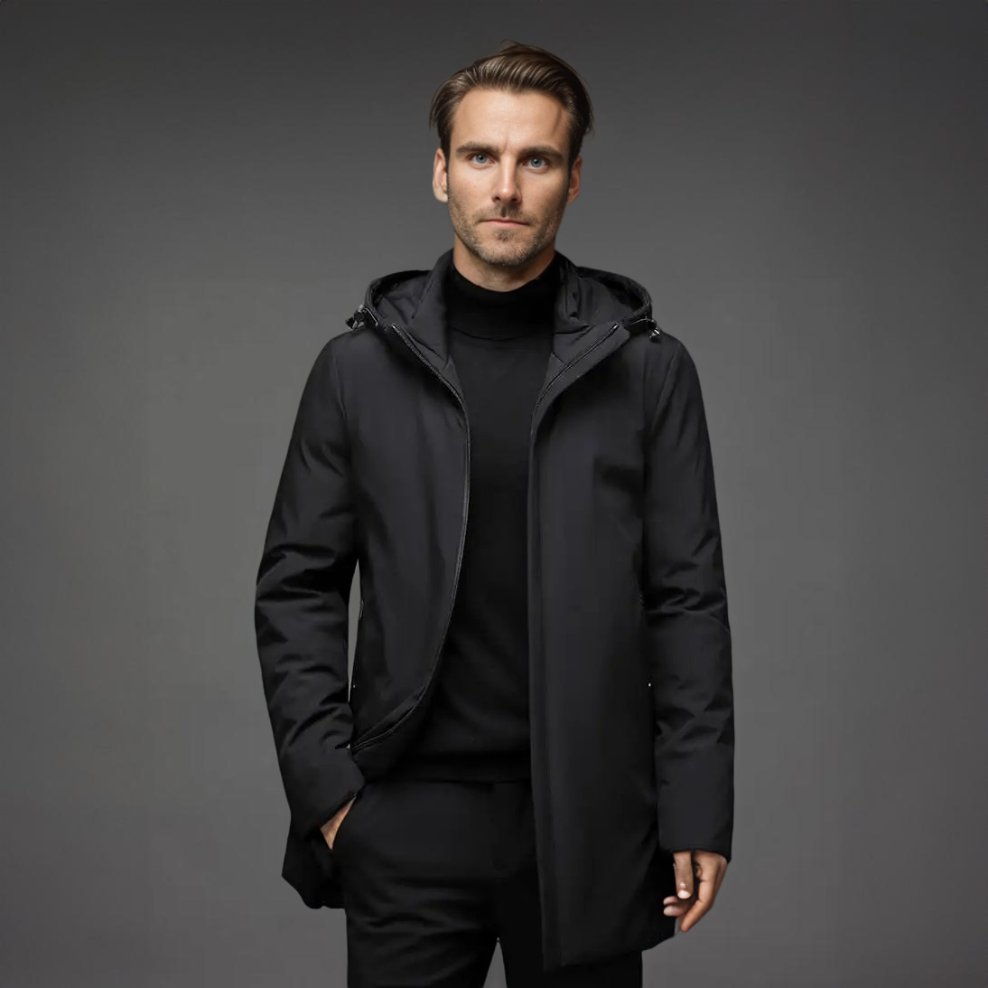 Men's Winter Jacket | Waterproof Windproof with Hood