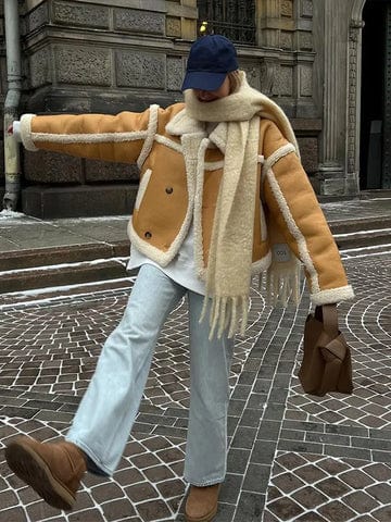 Short Winter Jacket | Loose Warm Fit