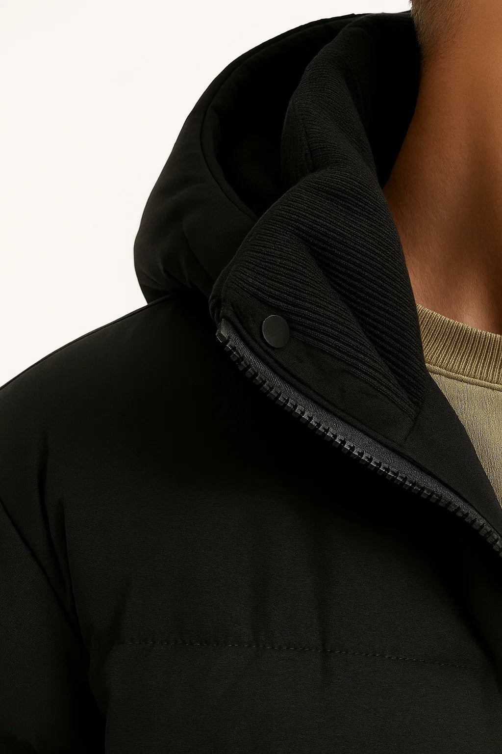 Lightweight Padded Hooded Jacket for Men | Winter Outdoor Wear