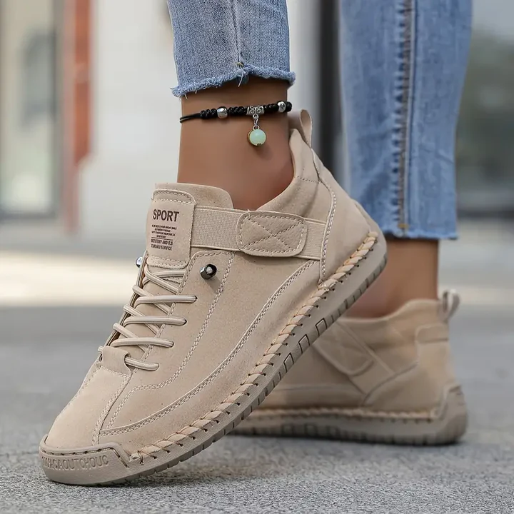 Leather Orthopedic Cushioned Sneakers for Women | Everyday Support