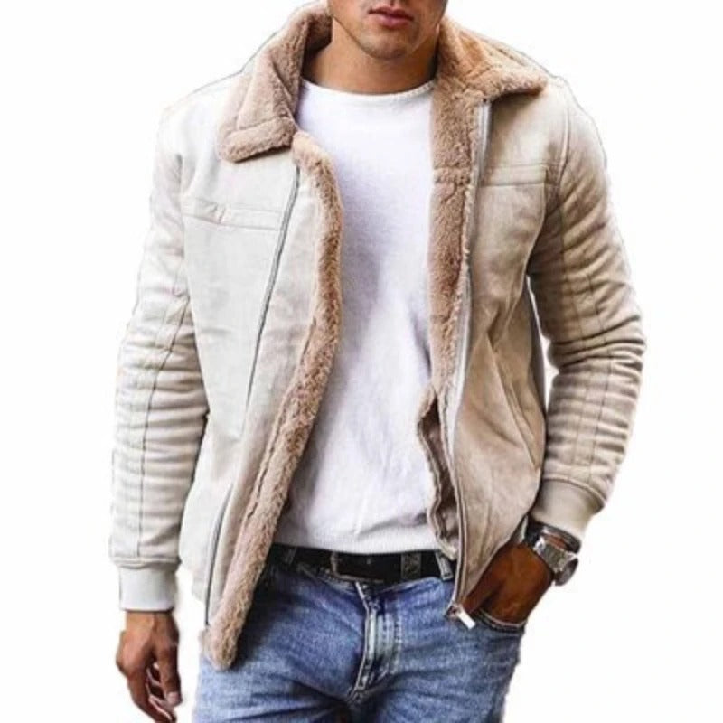 Men's Jacket | Winter Clothing with Insulated Lining and Collar