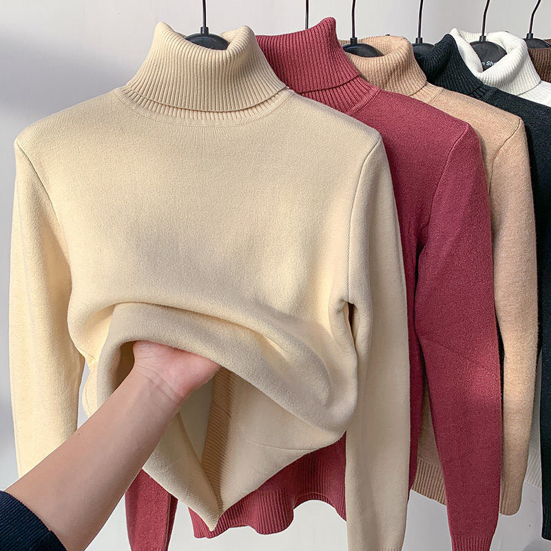 Women's Turtleneck | Comfortable Cut with Warm Lining and Long Sleeves