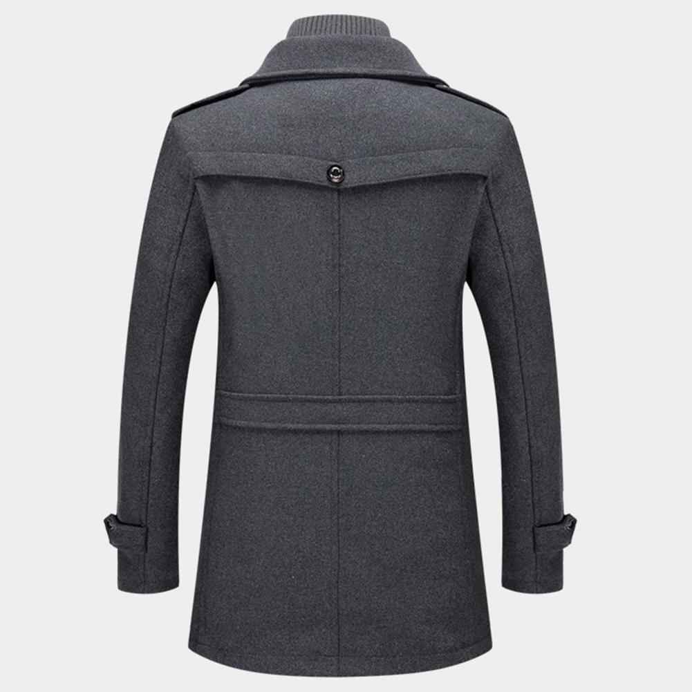 Long Double Layer Winter Coat for Men | Cold Weather Outerwear