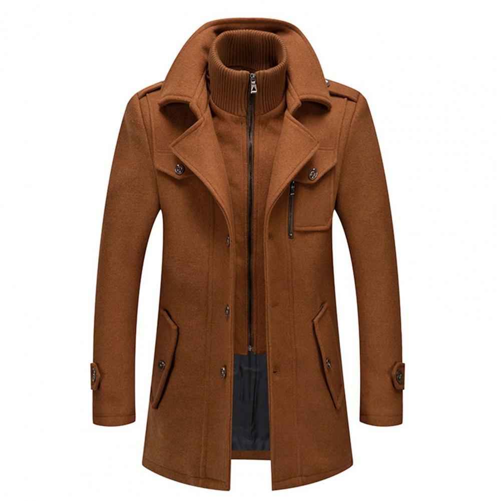 Long Double Layer Winter Coat for Men | Cold Weather Outerwear