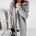 Women’s Cardigan | Long Length with Hood and Open Front Design