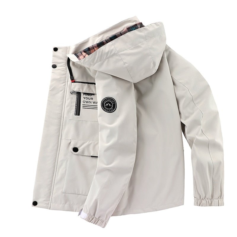 Men's Waterproof Jacket with Hood | Outdoor