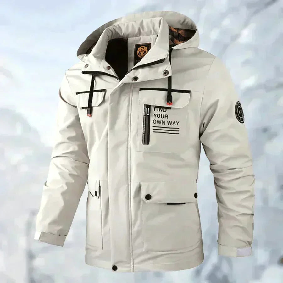 Men's Waterproof Jacket with Hood | Outdoor