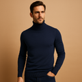 Warm Men's Turtleneck | Fitted Sweater, Stylish Winter Hoodie