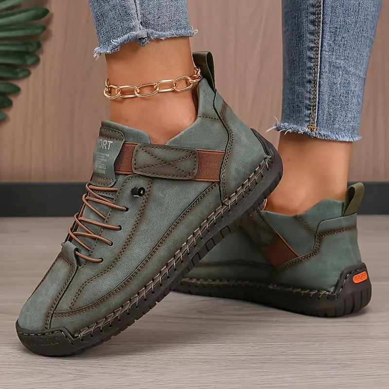 Leather Orthopedic Cushioned Sneakers for Women | Everyday Support