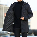 Men's Parka Jacket | Waterproof Winter Clothing with Hood Cut