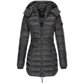 Women's Winter Jacket | Quilted with Removable Hood