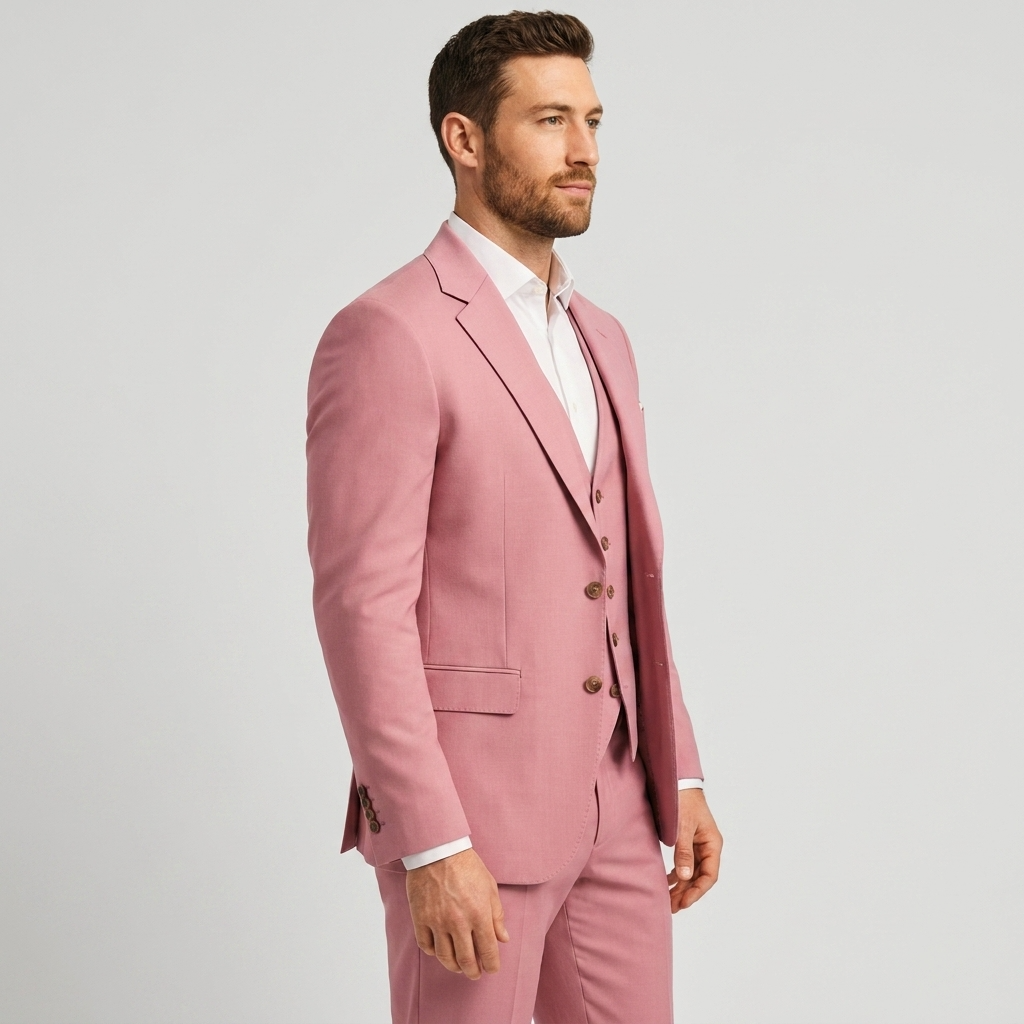Tailored Slim Fit Three Piece Blazer Waistcoat Suit for Men | Formal Wear