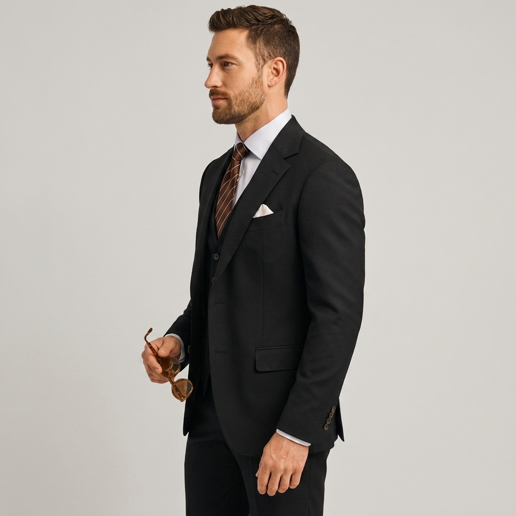 Tailored Slim Fit Three Piece Blazer Waistcoat Suit for Men | Formal Wear