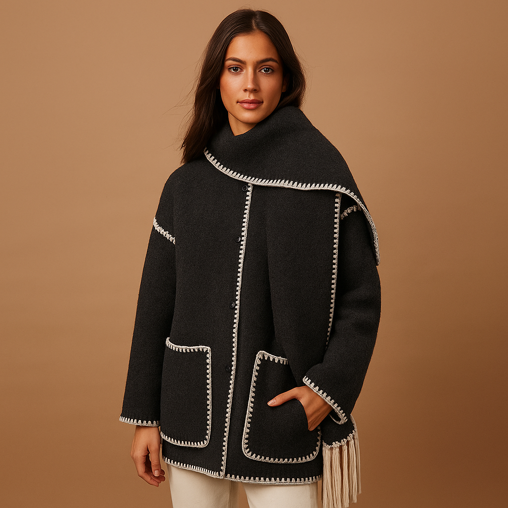 Women's Coat | Elegant Fitted Winter Style