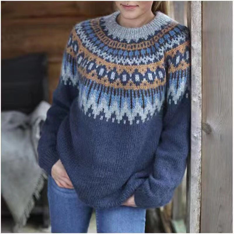 Women's Sweater | Round Neck Design with Long Sleeves