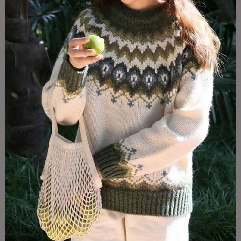 Women's Sweater | Round Neck Design with Long Sleeves