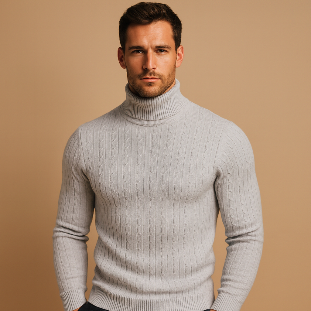 Men's Sweater | Knitted Turtleneck Cut